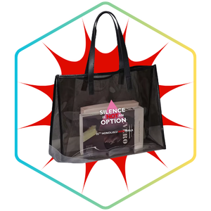 Silence is Not an Option Clear Tote